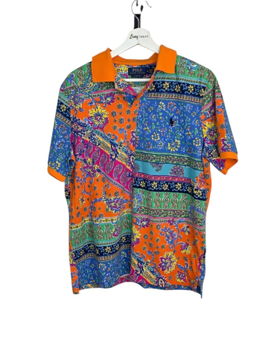 Polo Ralph Lauren Men's Classic Fit Paisley Print Short Sleeve, Size M, Cotton